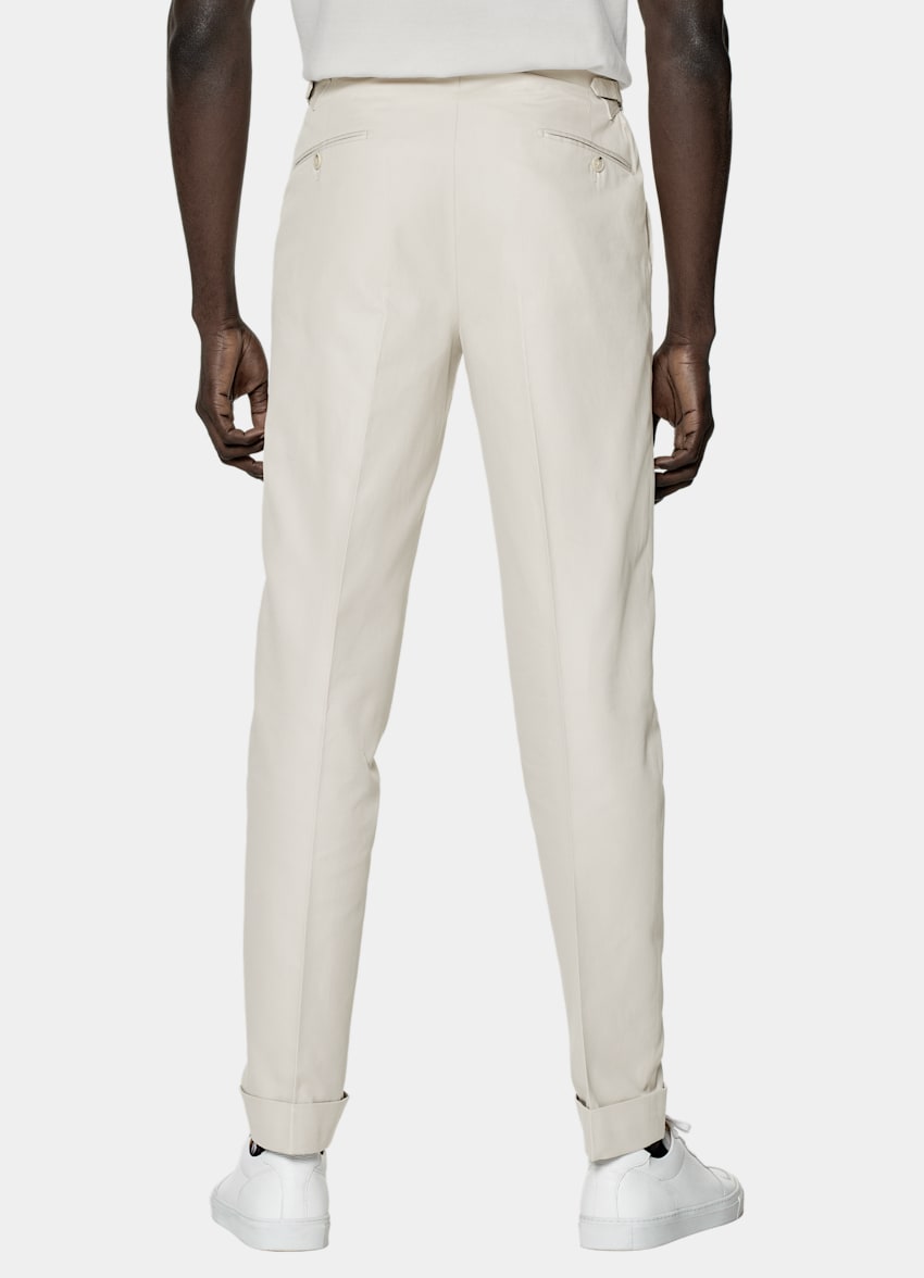 SUITSUPPLY Puro algodón de E.Thomas, Italia  Sand Tailored Fit Havana Suit