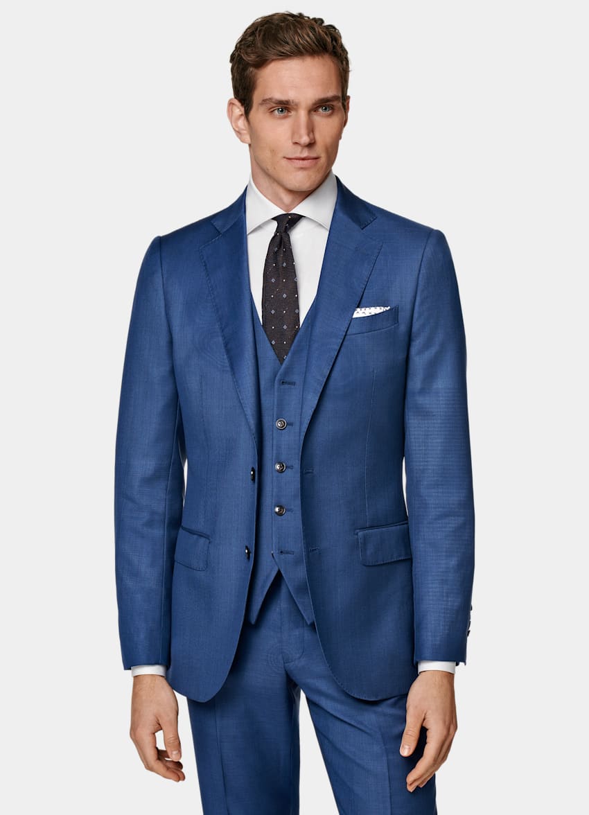Mid-Blue Suit
