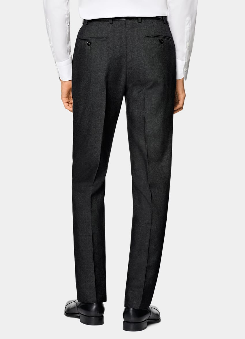 SUITSUPPLY All season Lana 4-ply no stiro - Rogna, Italia Abito Havana grigio scuro tailored fit