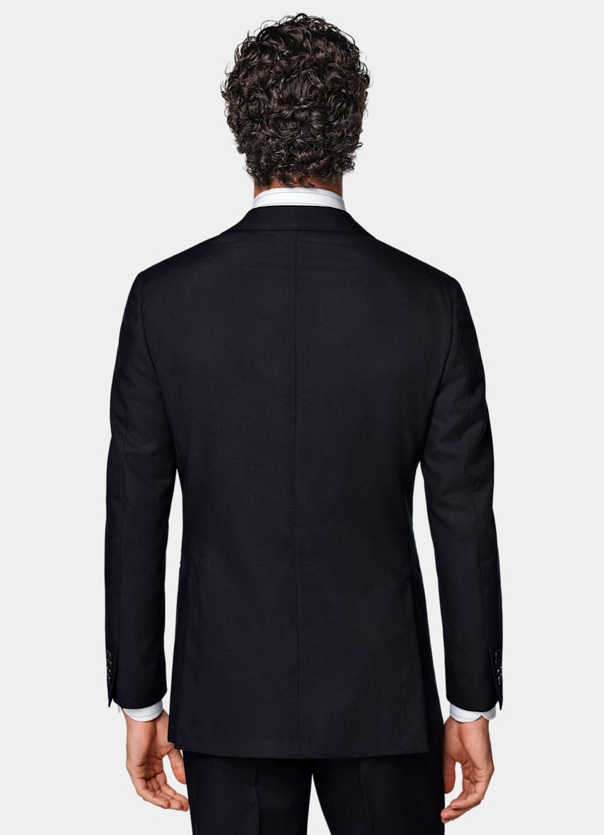 SUITSUPPLY All season Lana 4-ply no stiro - Rogna, Italia Abito Havana blu navy tailored fit