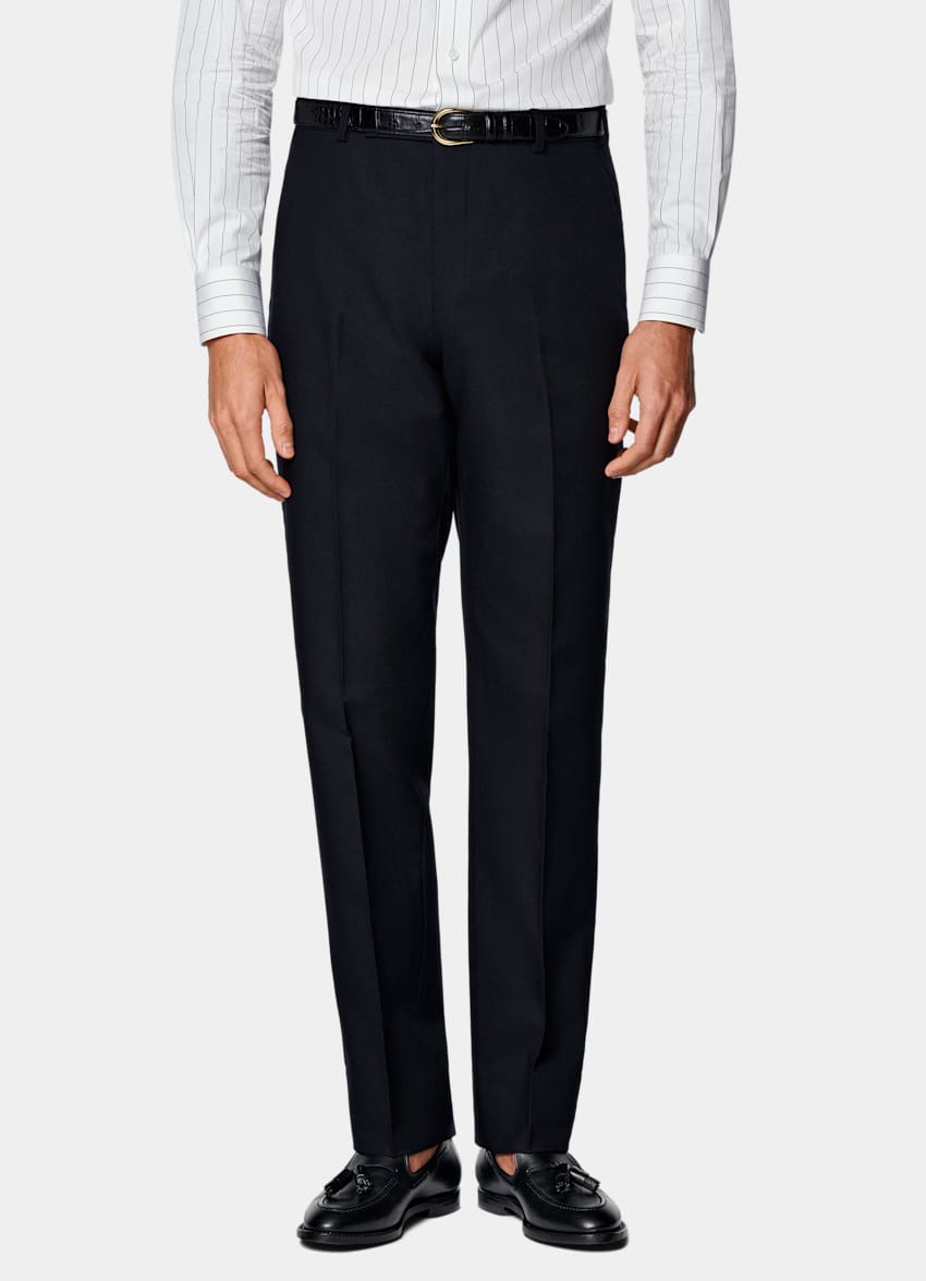 SUITSUPPLY All season Lana 4-ply no stiro - Rogna, Italia Abito Havana blu navy tailored fit