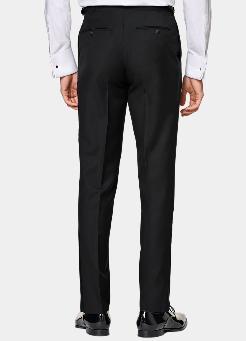 Black Three-Piece Lazio Tuxedo in Pure Wool S110's | SUITSUPPLY US
