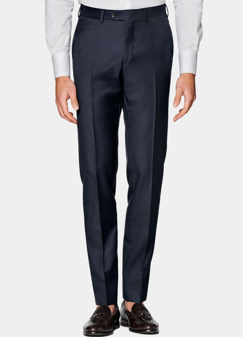 SUITSUPPLY Pure S110's Wool by Vitale Barberis Canonico, Italy Navy Lazio Suit
