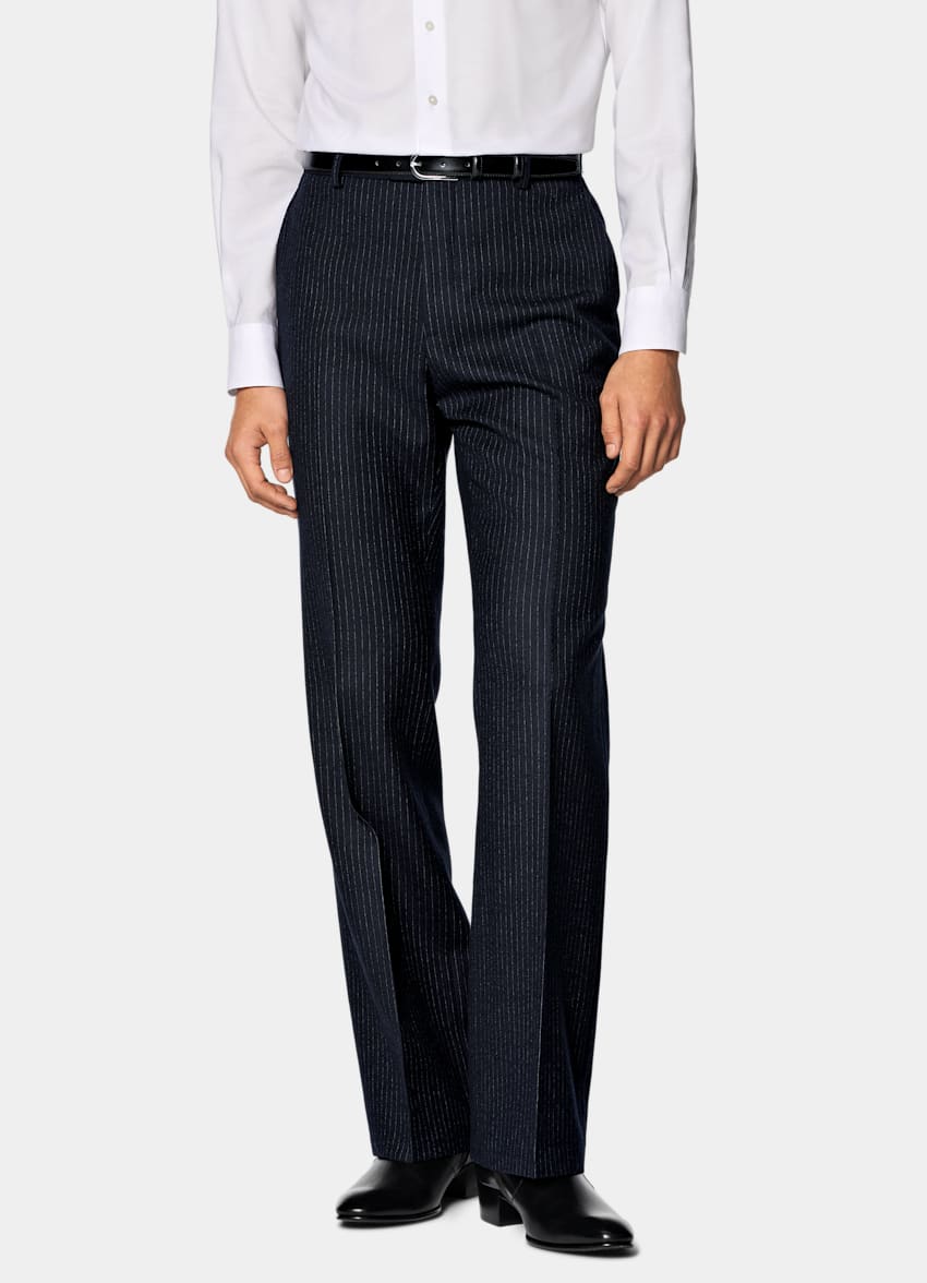 SUITSUPPLY Winter Pure Wool von Savile Clifford, Vereinigtes K&ouml;nigreich Navy Relaxed Fit Roma Suit