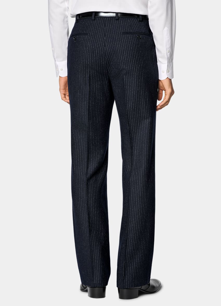 SUITSUPPLY Winter Pure Wool von Savile Clifford, Vereinigtes K&ouml;nigreich Navy Relaxed Fit Roma Suit