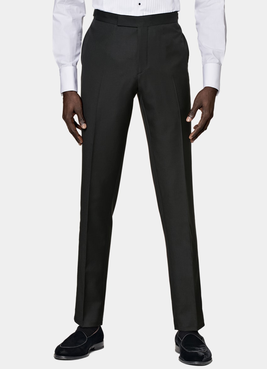 Black Lazio Tuxedo in Pure S110's Wool | SUITSUPPLY US