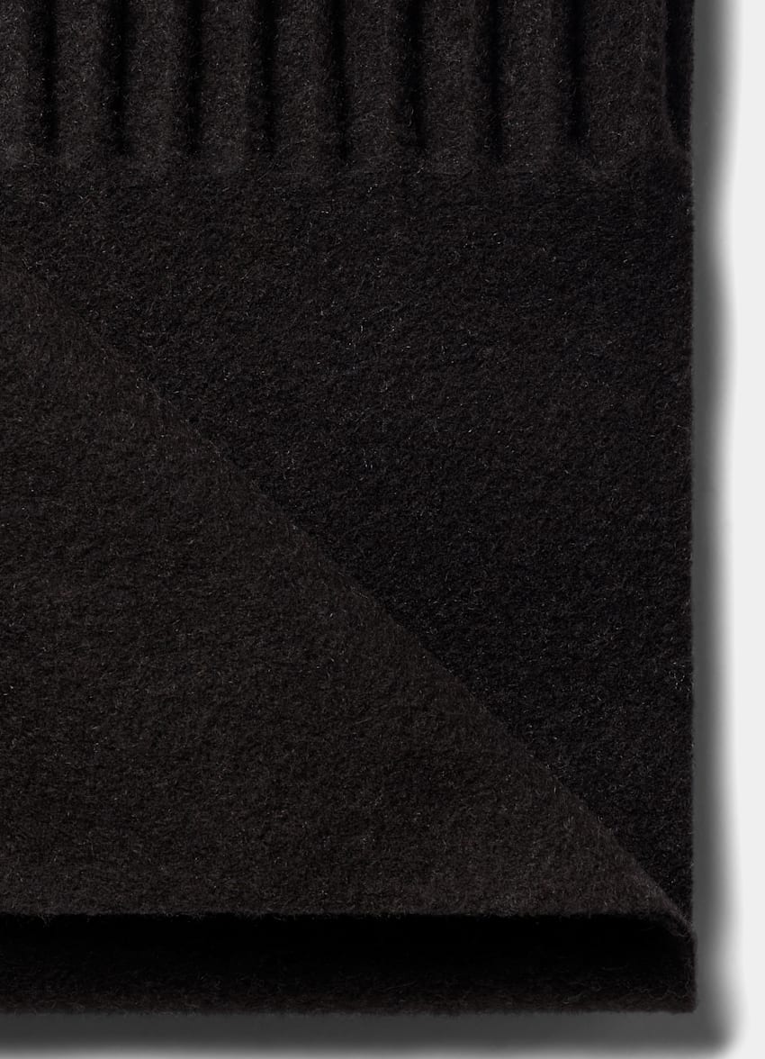 SUITSUPPLY Pure Cashmere by Cesare Gatti, Italy Dark Brown Scarf