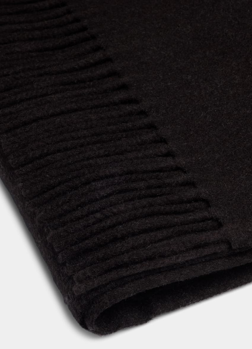 SUITSUPPLY Pure Cashmere by Cesare Gatti, Italy Dark Brown Scarf