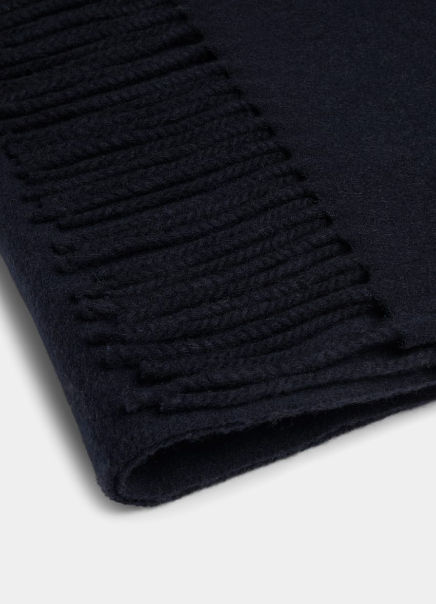 SUITSUPPLY Puro cashmere Sciarpa navy