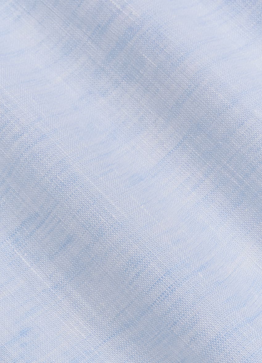 Light Blue Slim Fit Shirt | Pure Linen | Suitsupply Online Store