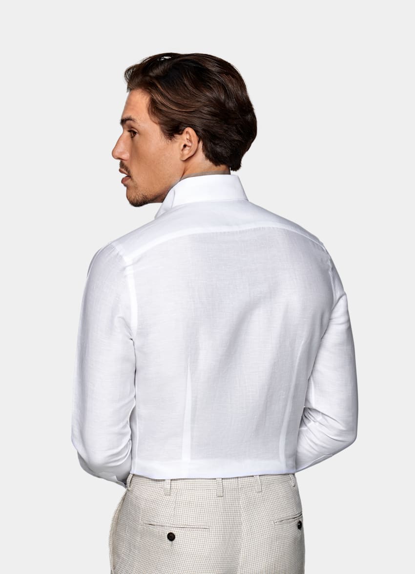 White Twill Extra Slim Fit Shirt 