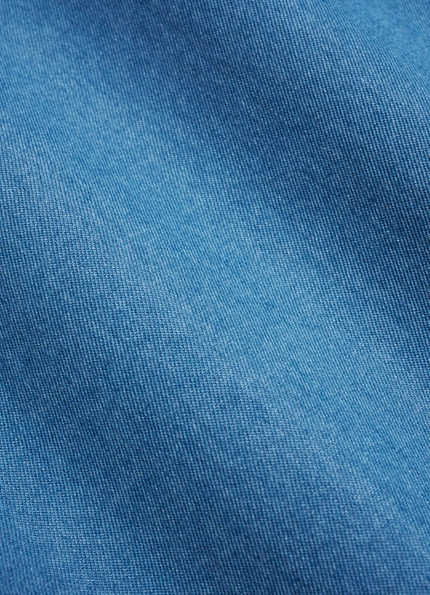 Blue Twill Extra Slim Fit Shirt 