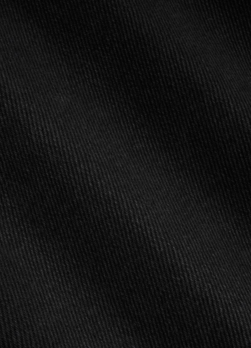 SUITSUPPLY Ägyptische Baumwolle von Canclini, Italien Hemd schwarz Slim Fit