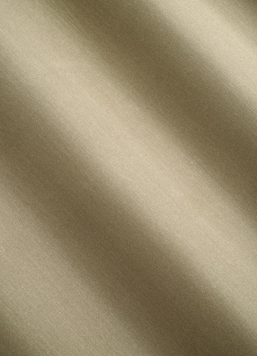 SUITSUPPLY Lyocell by Sidogras, Spain Green Lyocell Shirt