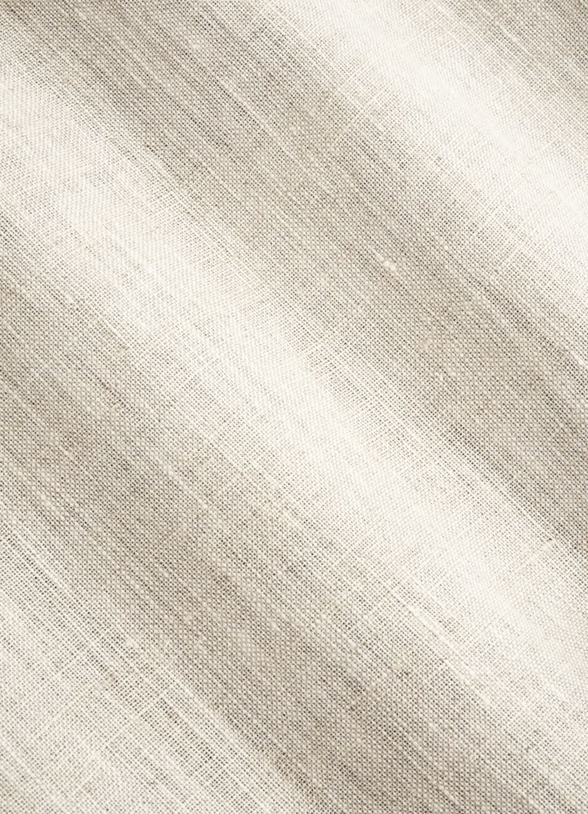 SUITSUPPLY Pure Linen by Albini, Italy Sand Linen Shirt