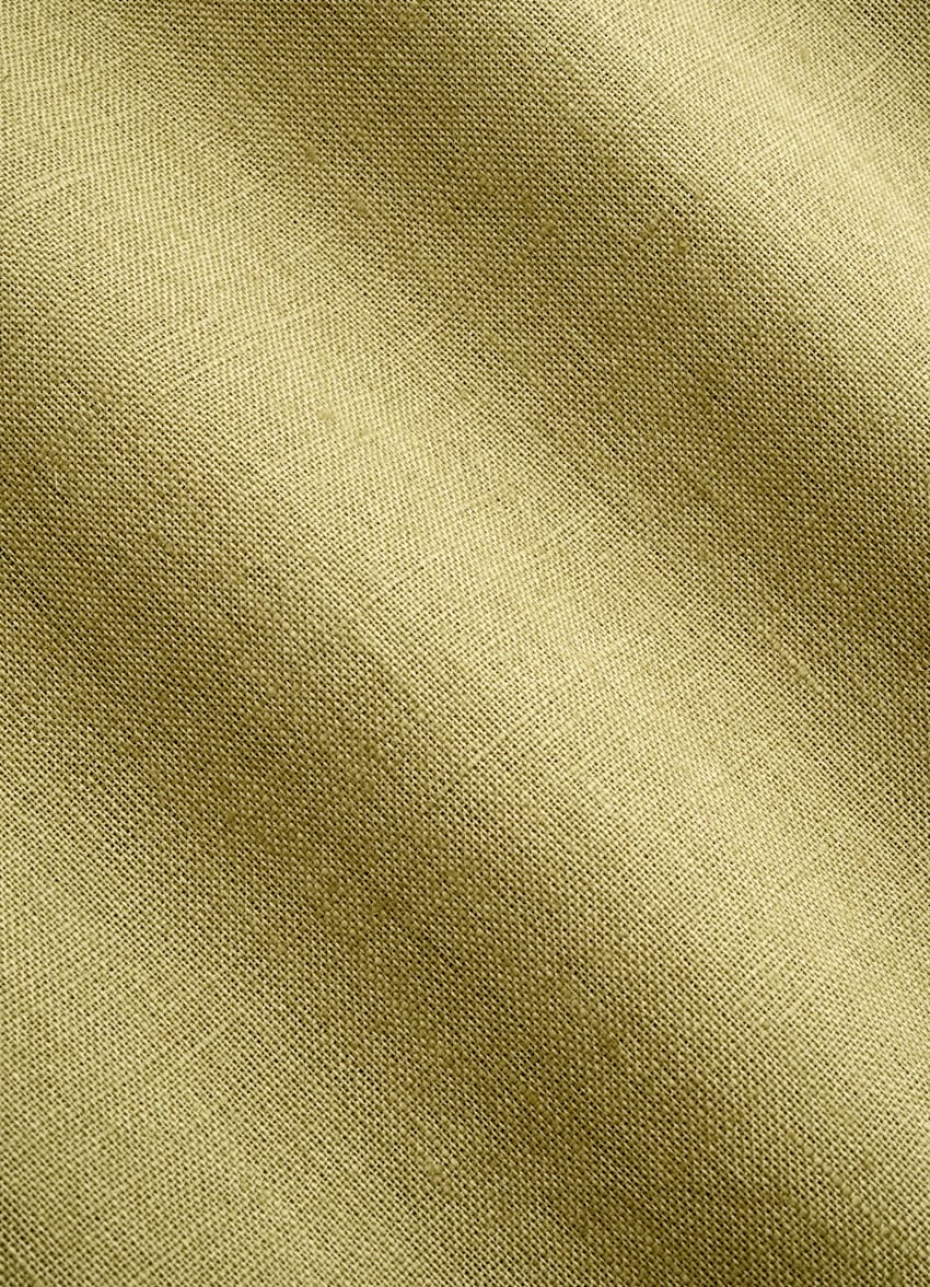 SUITSUPPLY Pure Linen by Baird McNutt, United Kingdom Light Green Linen Shirt