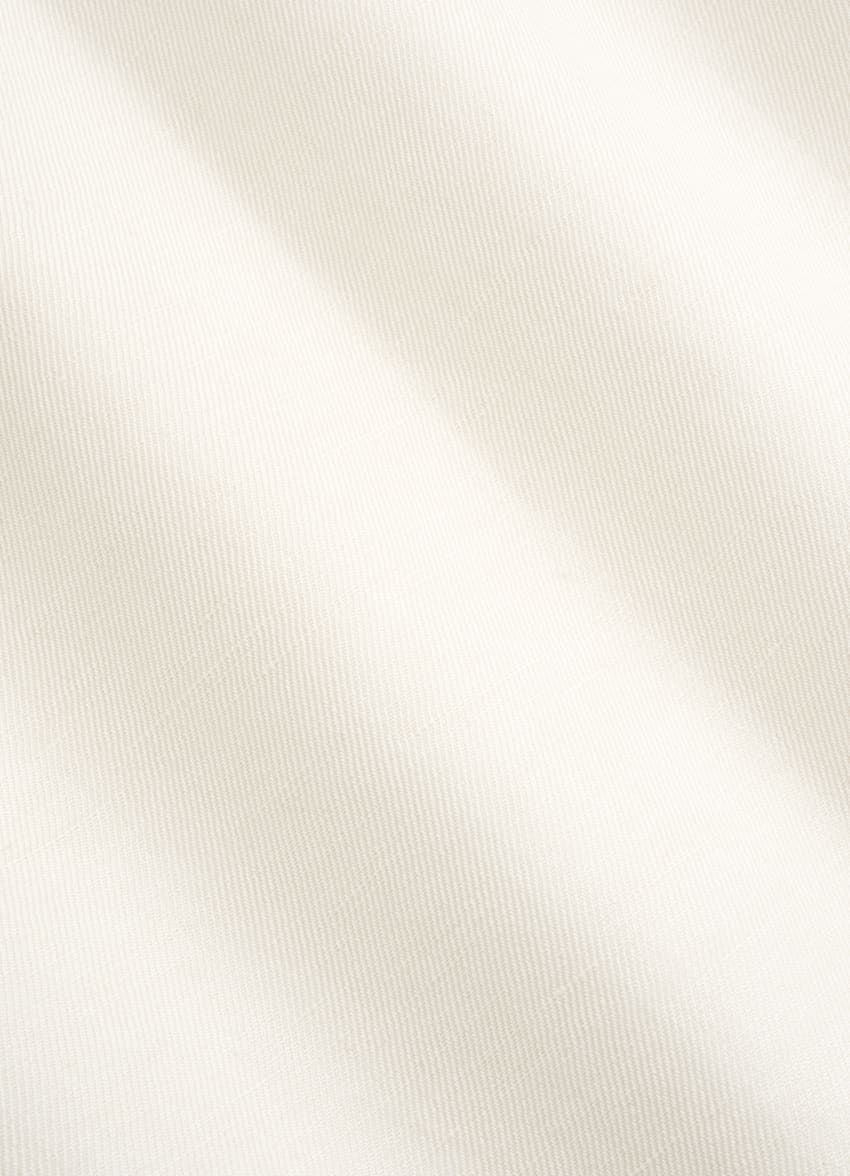 SUITSUPPLY Linen Silk von Beste, Italien Off-White Linen Silk Overshirt