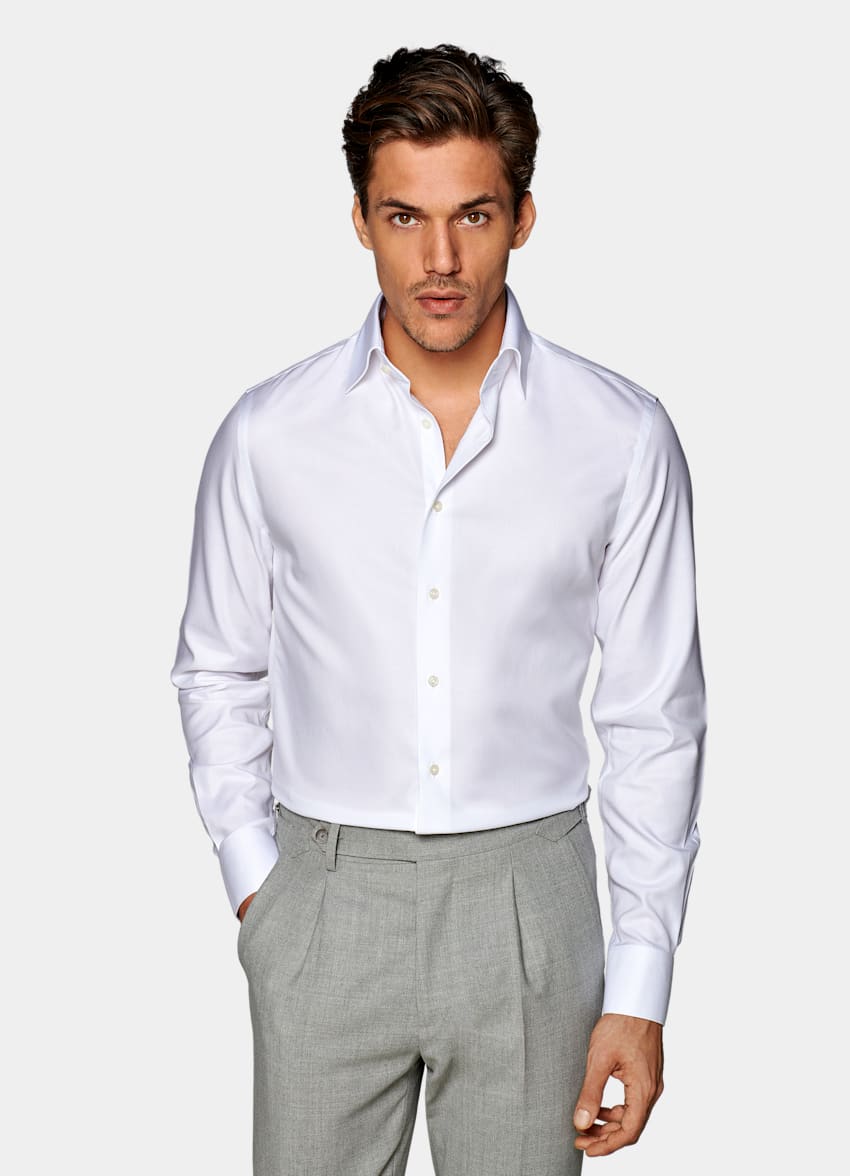 White Royal Oxford Extra Slim Fit Shirt 