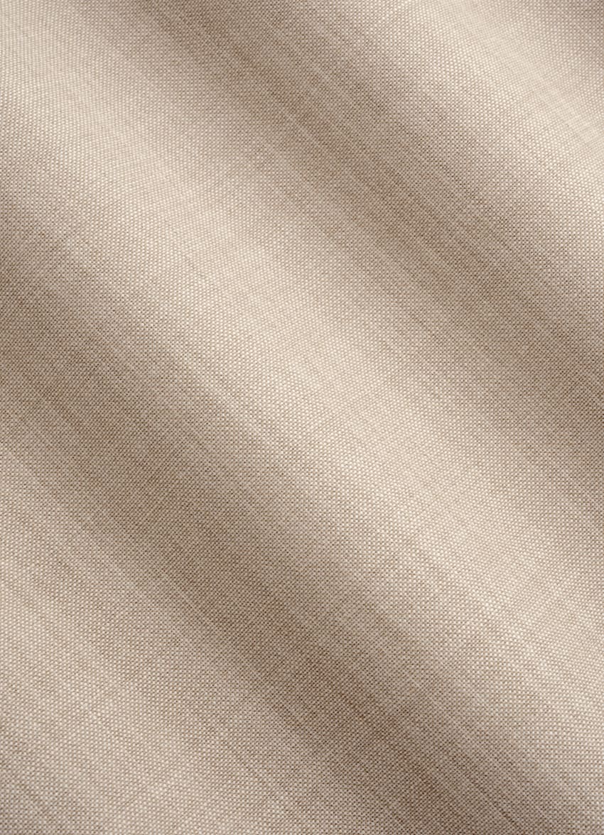 SUITSUPPLY Wool Mohair - Carlo Barbera, Italie Light Brown Wool Mohair Overshirt