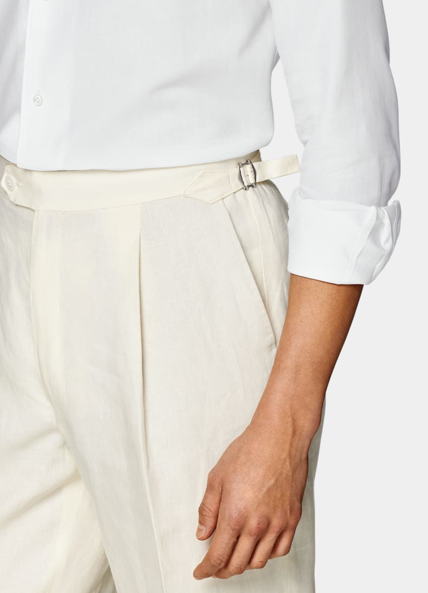 SUITSUPPLY Cotone egiziano - Albini, Italia Camicia bianca vestibilità extra slim