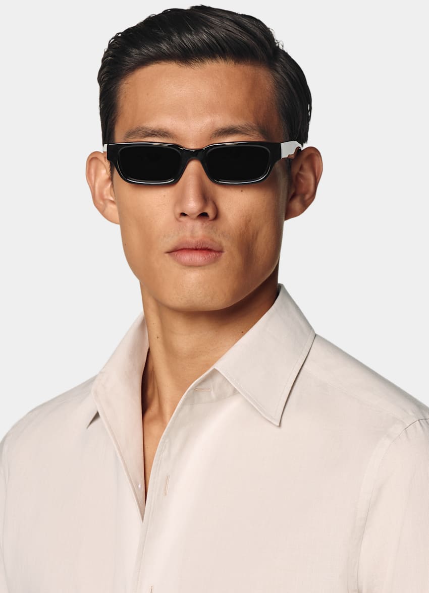 SUITSUPPLY Egyptian Cotton by Albini, Italy Sand Tailored Fit Shirt