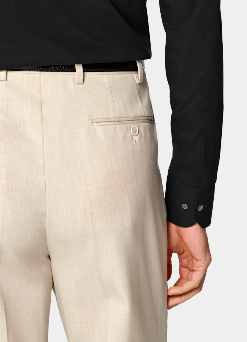 SUITSUPPLY Egyptian Cotton - Albini, Italie Black Cotton Shirt