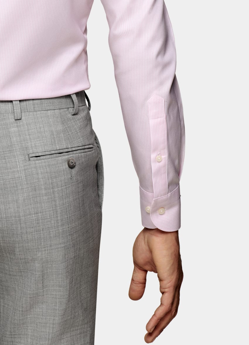 Grey Pants with Pink Shirt Outfits For Men After 40 7 ideas  outfits   Lookastic