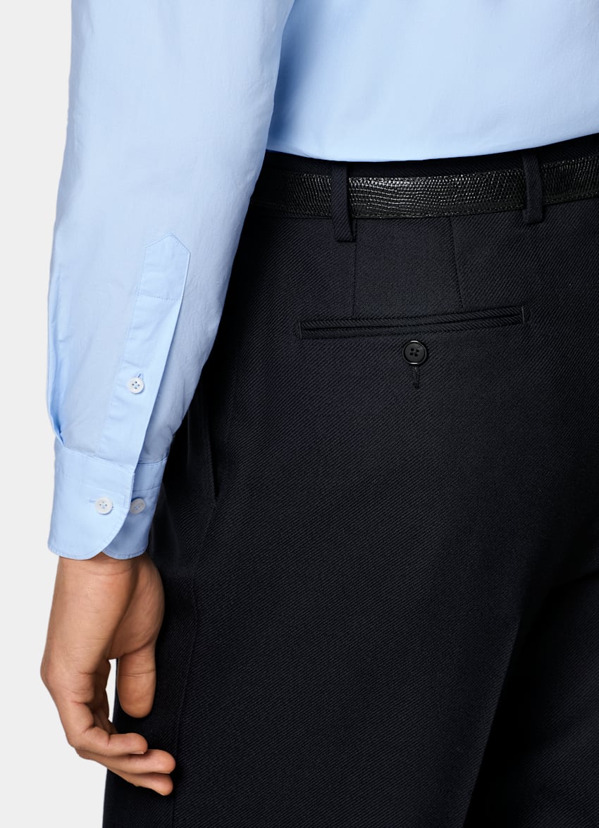 SUITSUPPLY Pur coton - Sidogras, Espagne Chemise en coton bleu clair