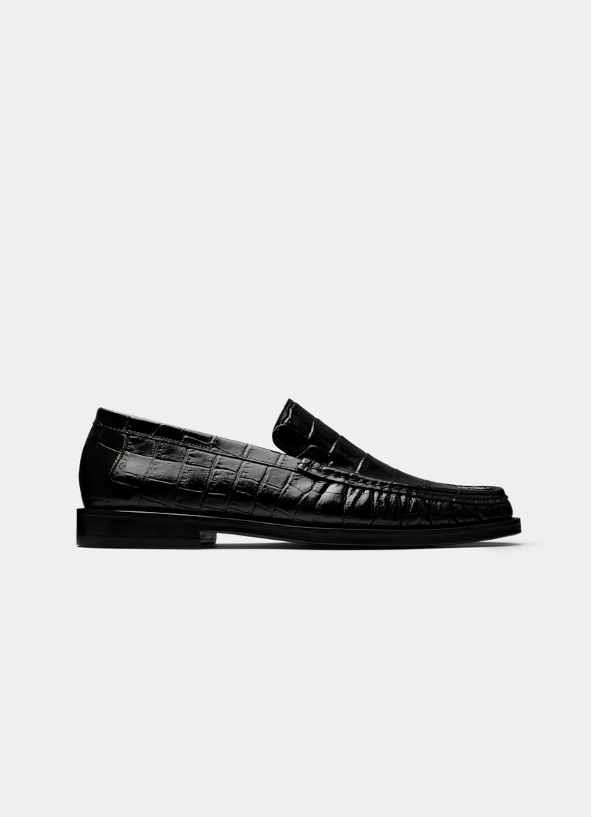 SUITSUPPLY Leather Black Loafer