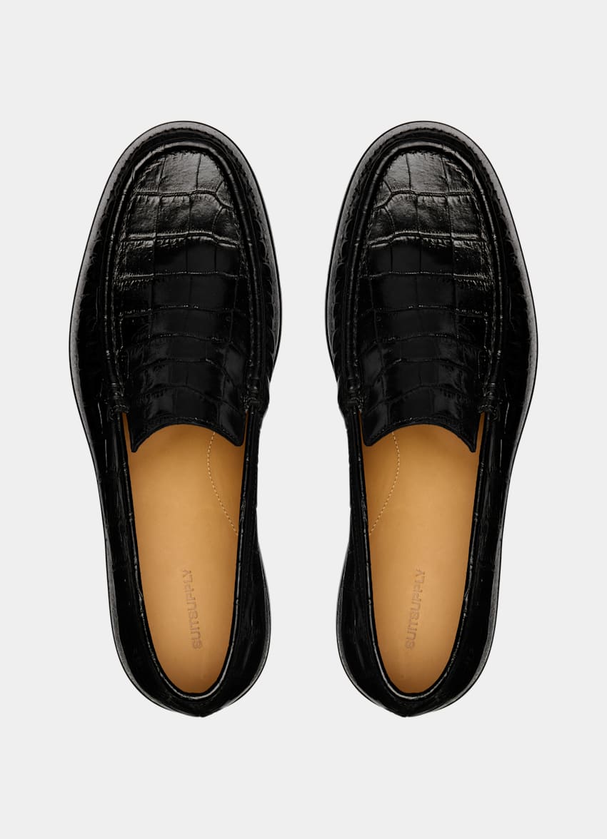 SUITSUPPLY Leather Black Loafer