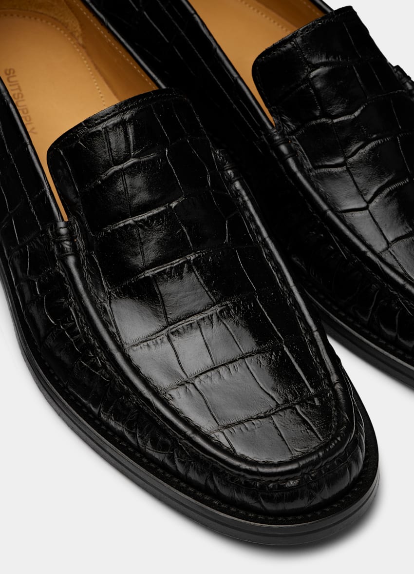 SUITSUPPLY Leather Black Loafer