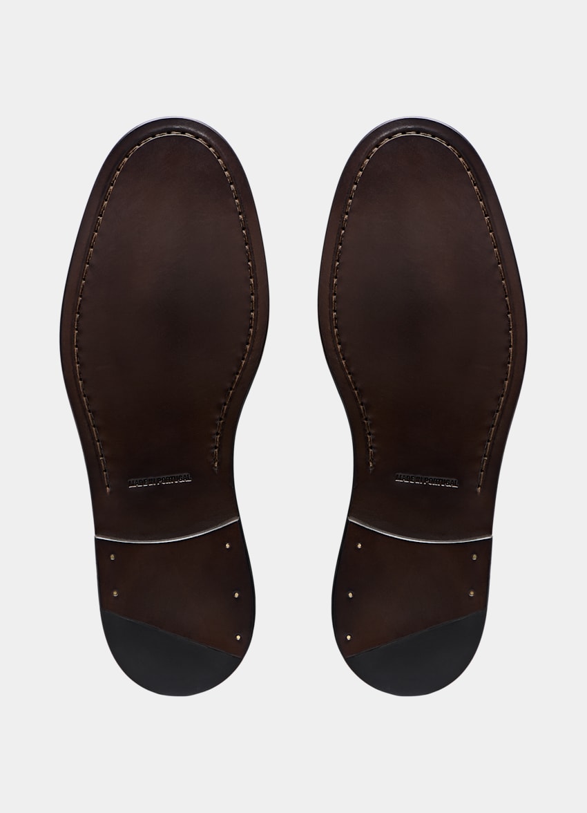 SUITSUPPLY Leather Dark Red Loafer