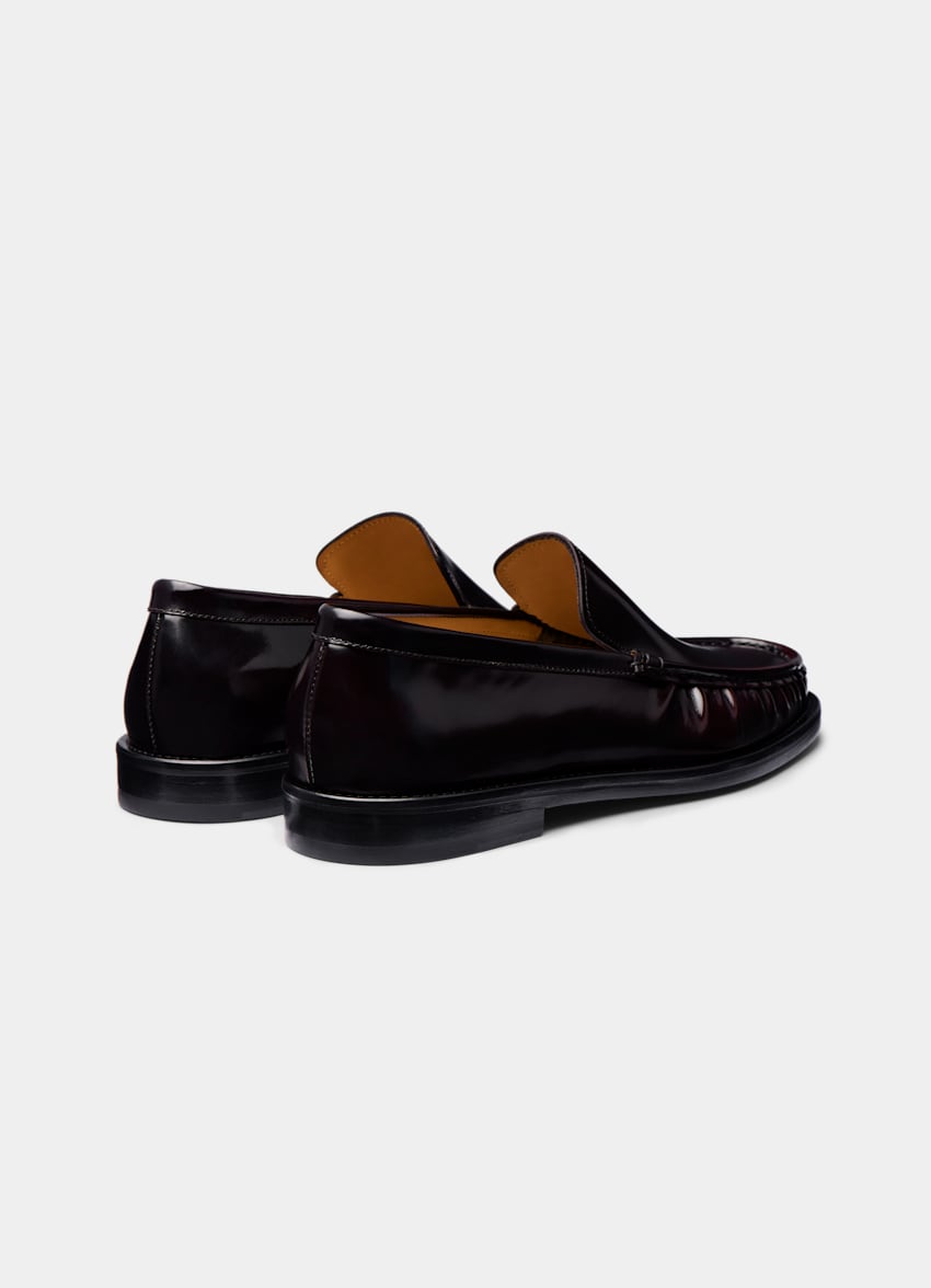 SUITSUPPLY Leather Dark Red Loafer