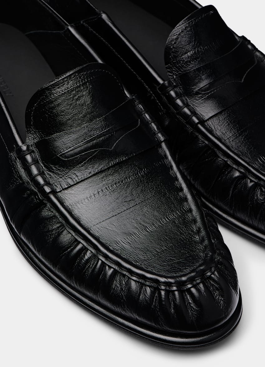 SUITSUPPLY Leather Black Loafer