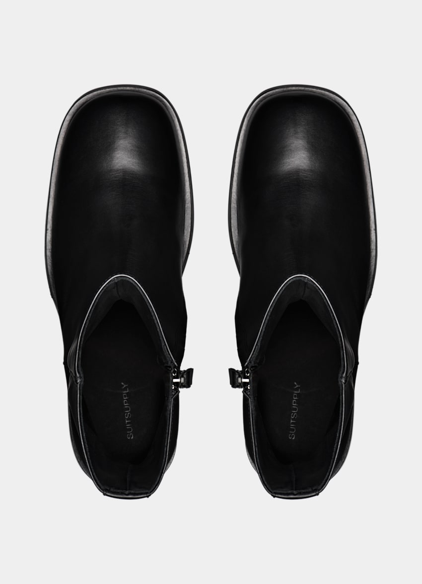 SUITSUPPLY Leather Black Boot