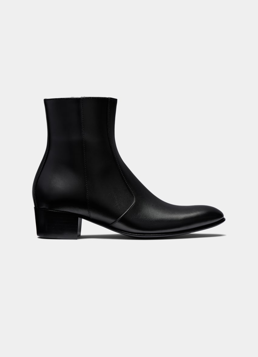 SUITSUPPLY Leather Black Boot