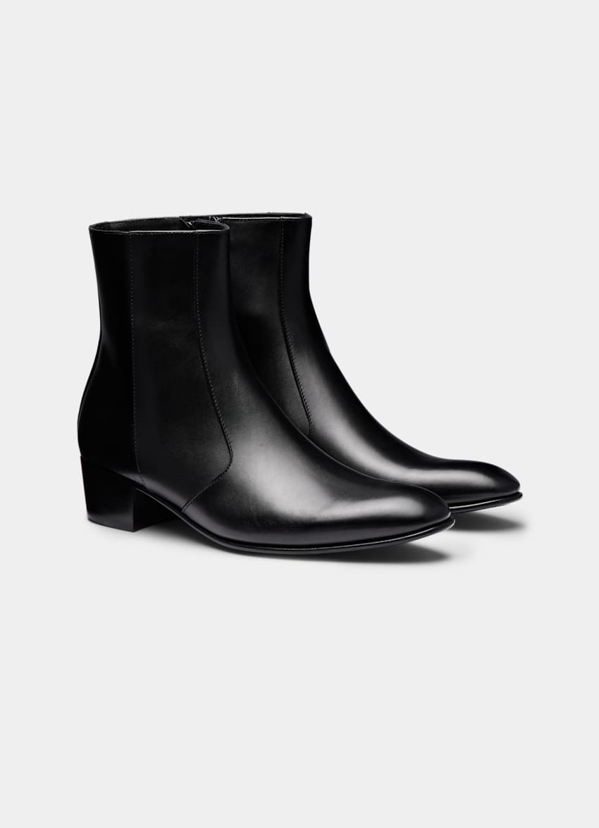 SUITSUPPLY Leather Black Boot