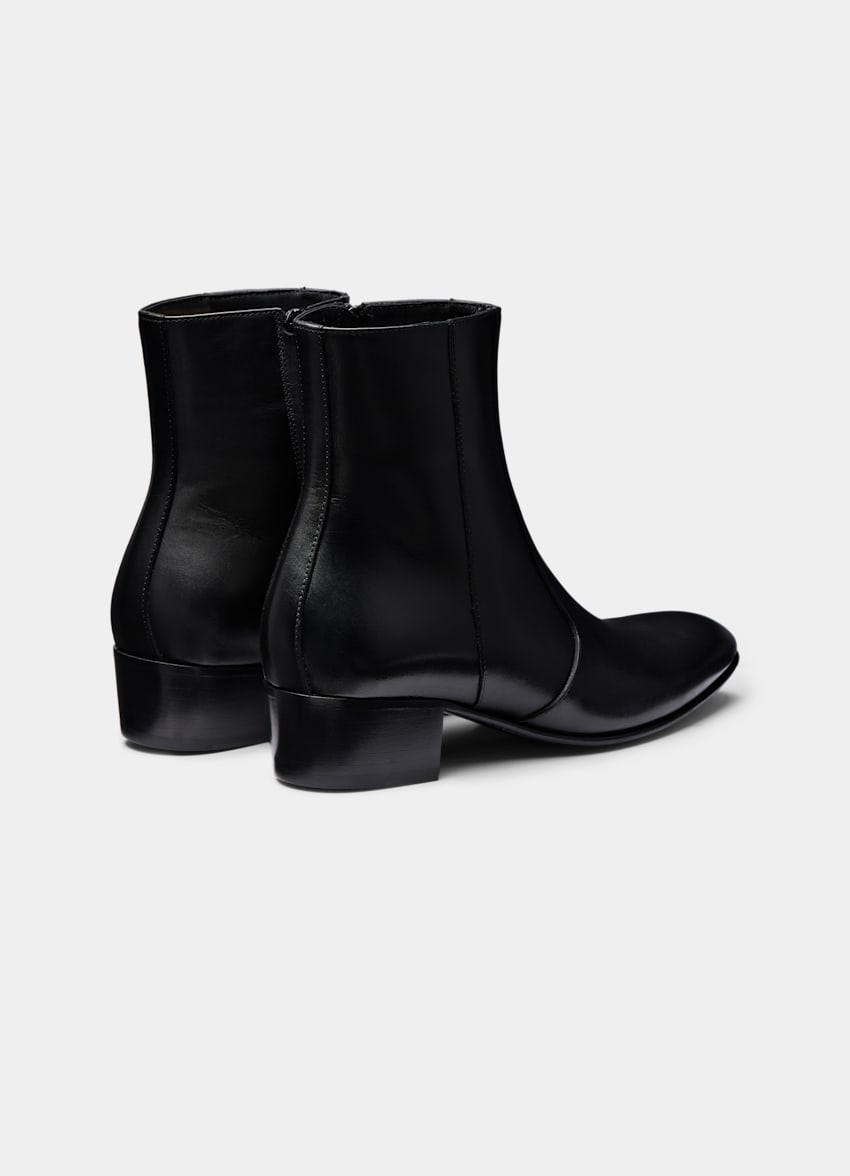 SUITSUPPLY Leather Black Boot