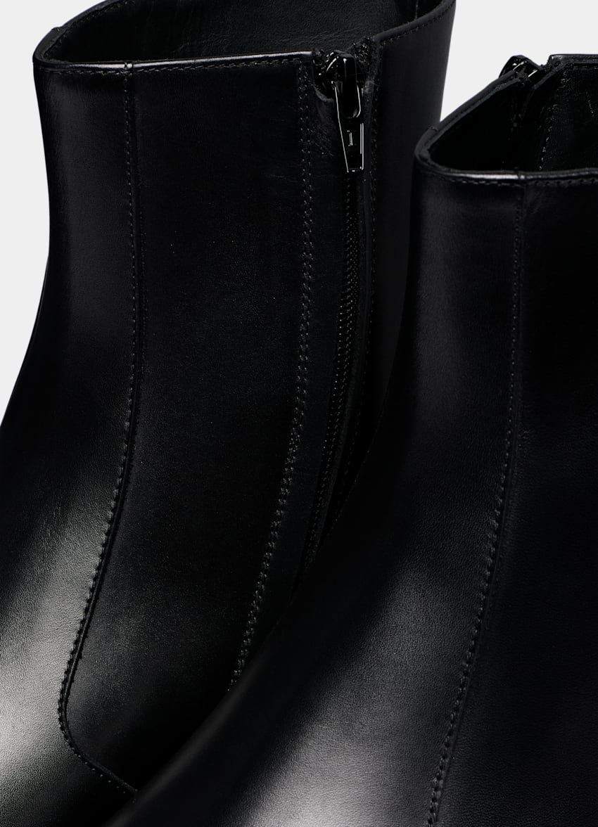 SUITSUPPLY Leather Black Boot