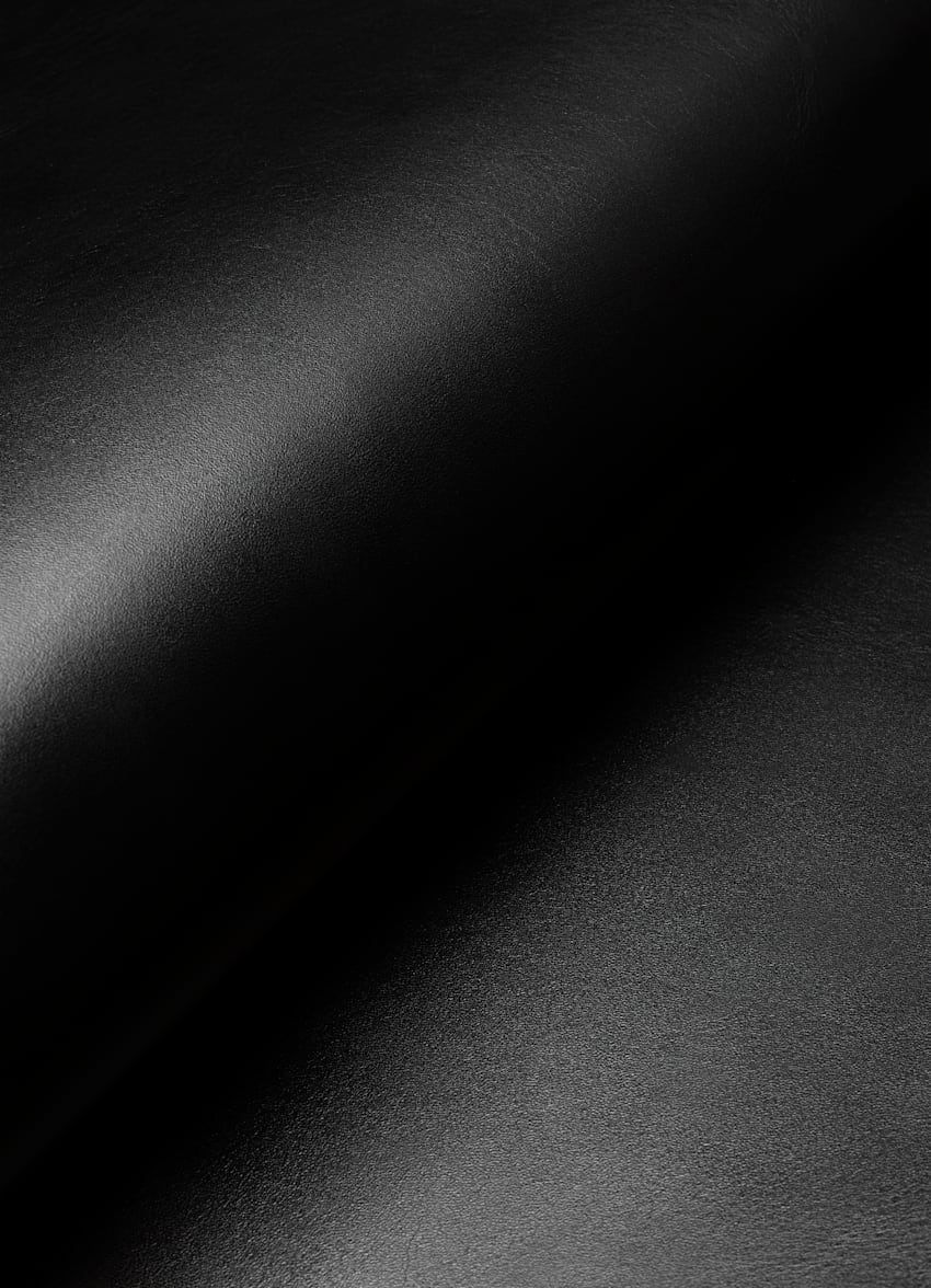 SUITSUPPLY Leather Black Oxford