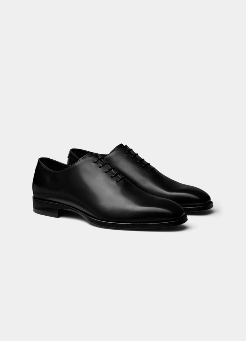 SUITSUPPLY Italienisches Kalbsleder Oxford schwarz