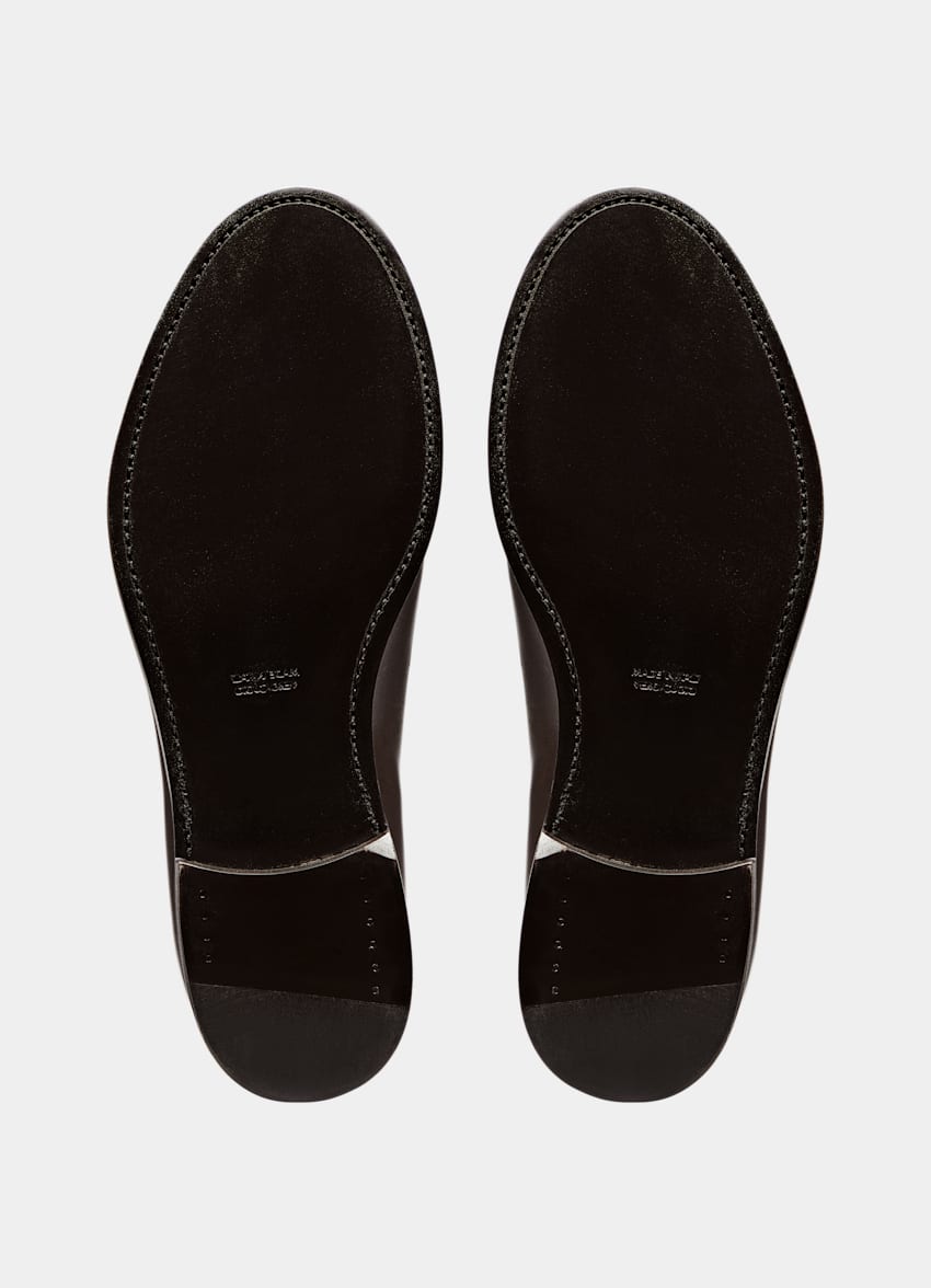 SUITSUPPLY Italienisches Kalbsleder Loafer dunkelbraun