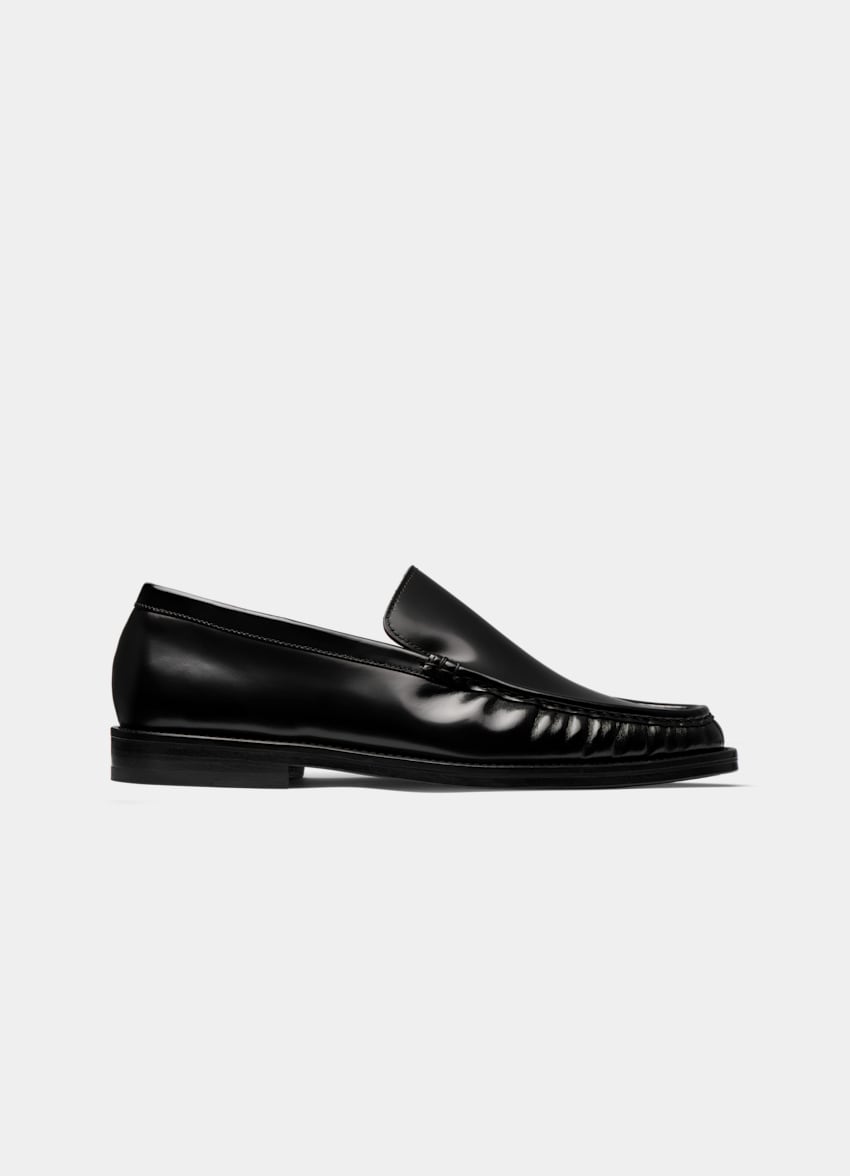 SUITSUPPLY Cuir de veau Mocassins noirs