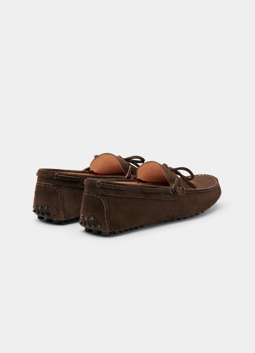 Mocasines para conducir marrón intermedio