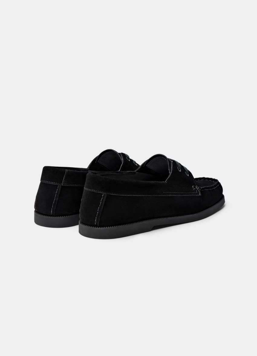 SUITSUPPLY 意大利牛麂皮 黑色乐福鞋