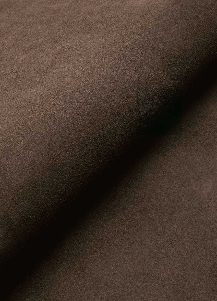SUITSUPPLY Italian Calf Suede Taupe Loafer