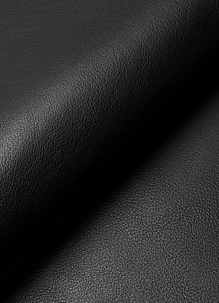 SUITSUPPLY Italian Calf Leather Black Slipper