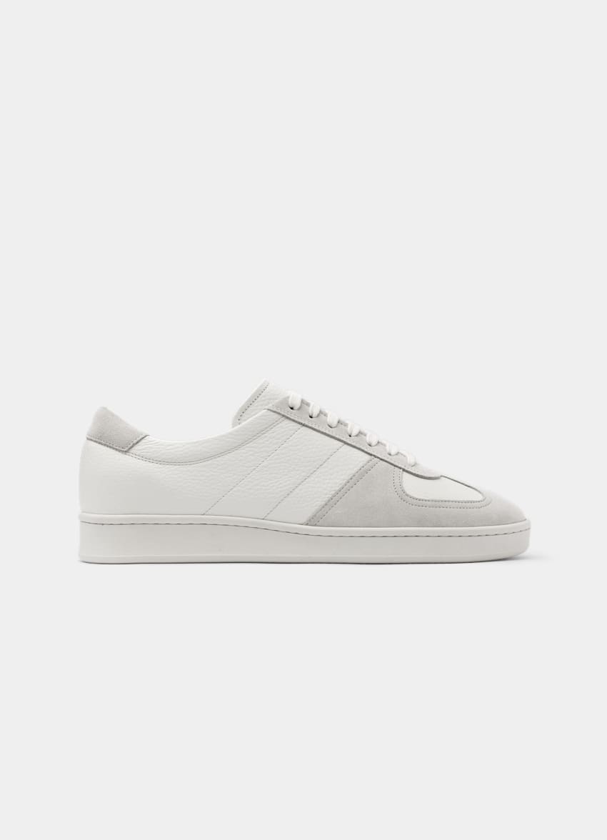 SUITSUPPLY Italian Calf Leather White Sneaker