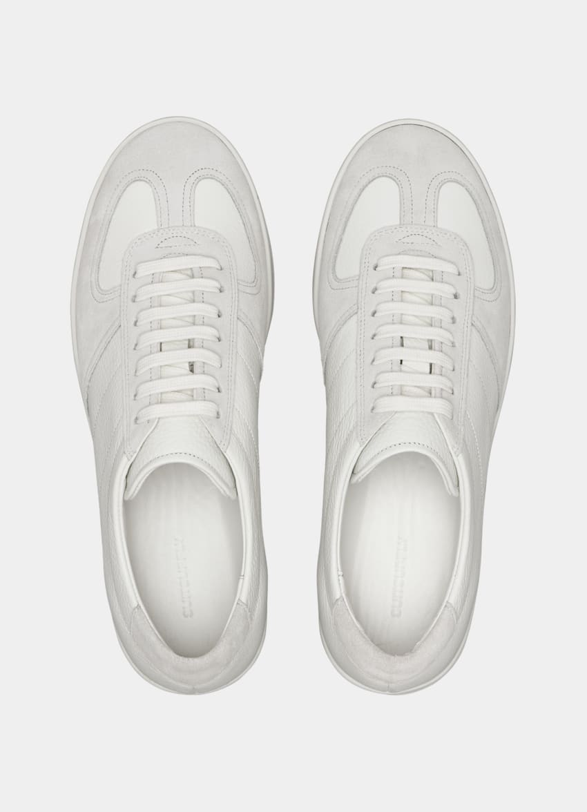 SUITSUPPLY Italian Calf Leather White Sneaker