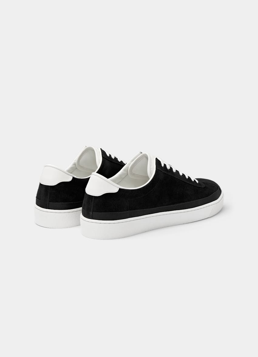 SUITSUPPLY Ante italiano de becerro Sneakers negros